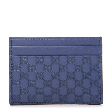 Gucci Microguccissima Card Holder Blue 1 of 6