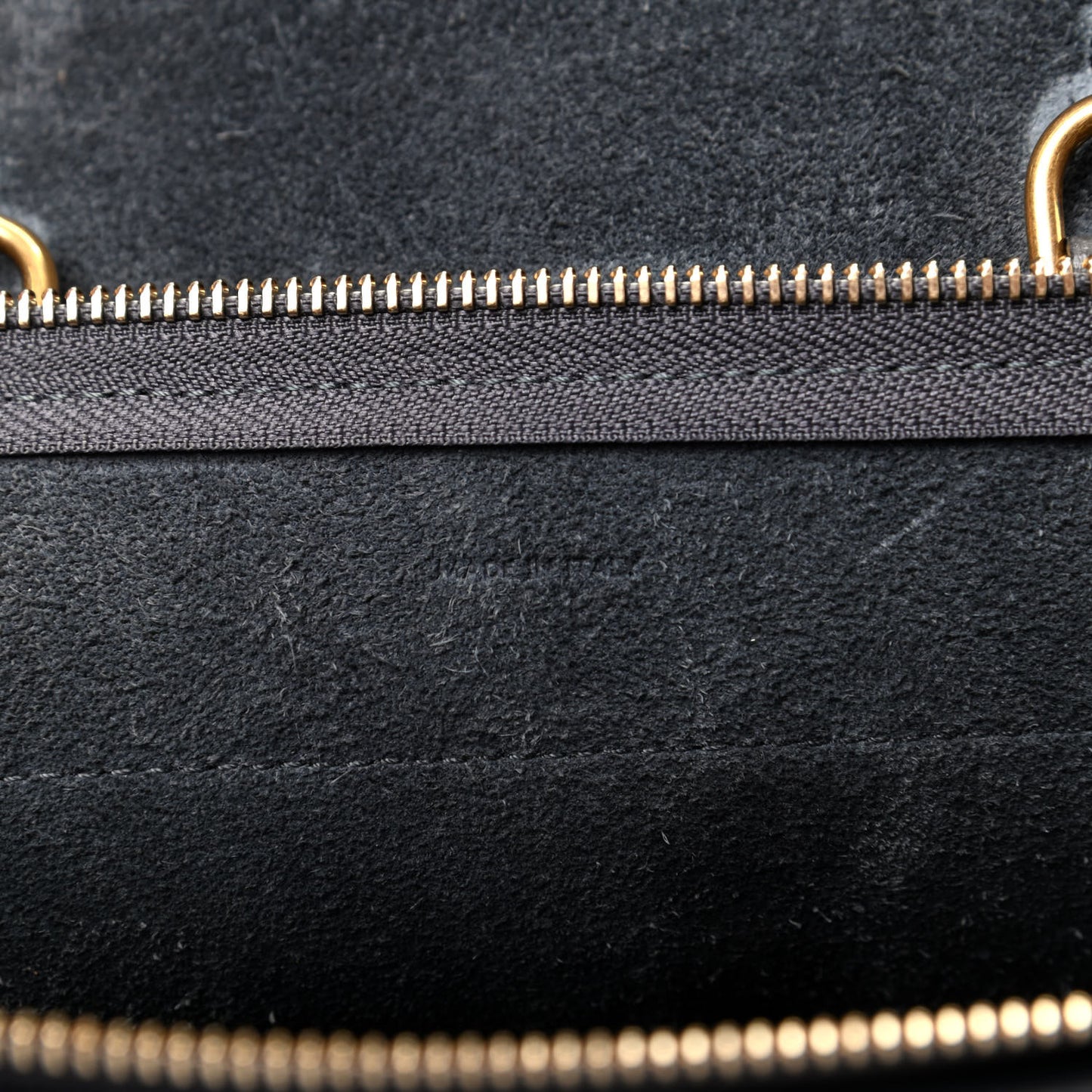 Grained Calfskin Nano Belt Bag Grey