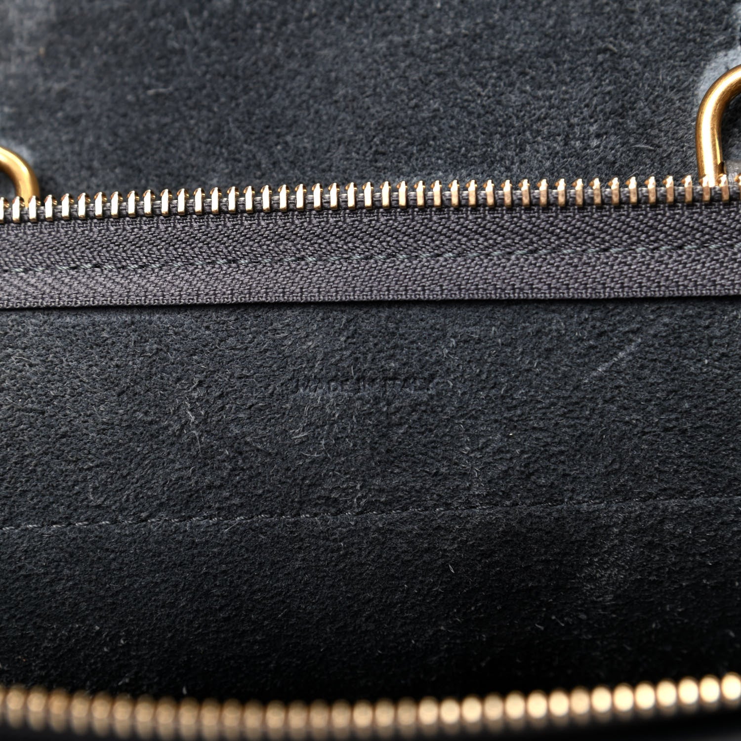 Celine Grained Calfskin Nano Belt Bag Grey 9 of 9