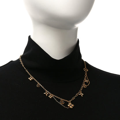 Louis Vuitton Metal Blooming Supple Necklace Gold 2 of 7