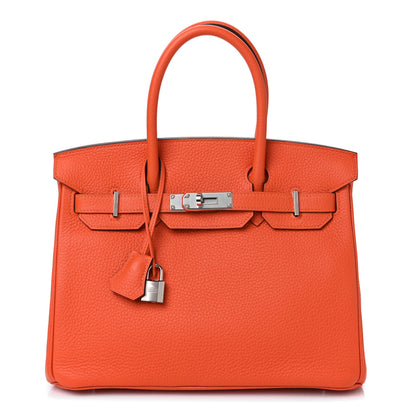 Hermes Togo Birkin 30 Feu 1 of 10