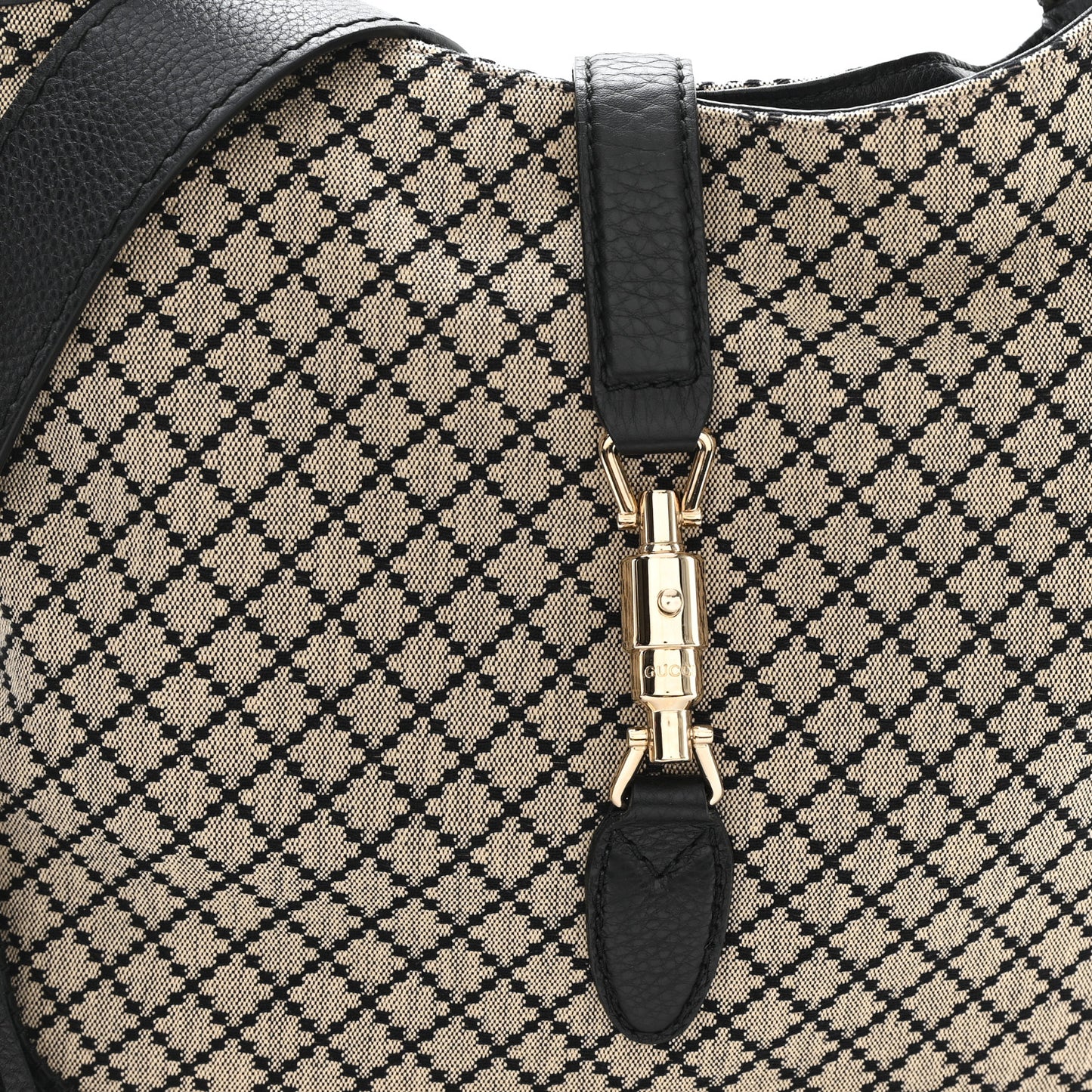 Diamante Medium New Jackie Shoulder Bag Black