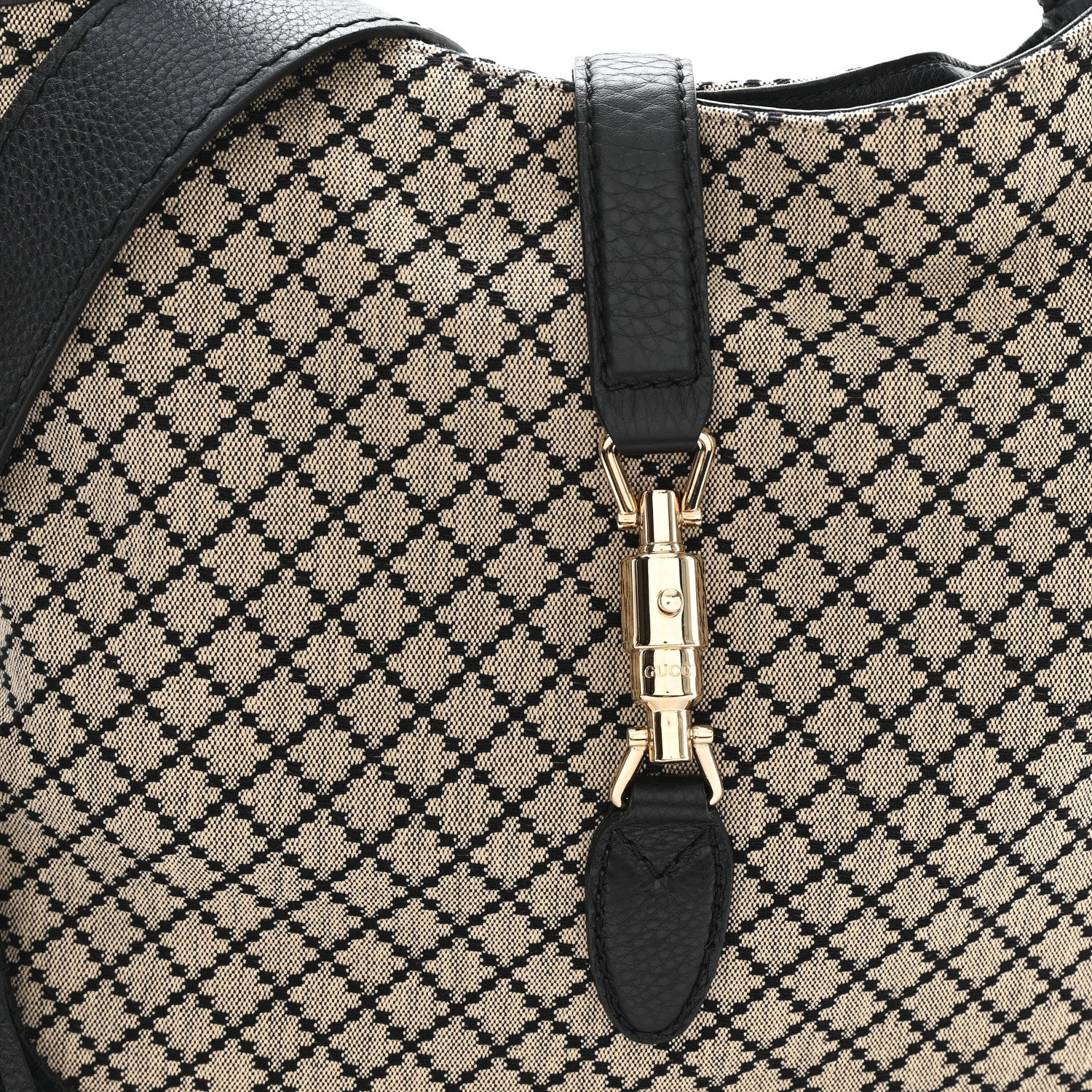 Gucci Diamante Medium New Jackie Shoulder Bag Black 7 of 9