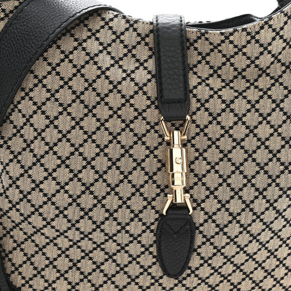 Gucci Diamante Medium New Jackie Shoulder Bag Black 7 of 9