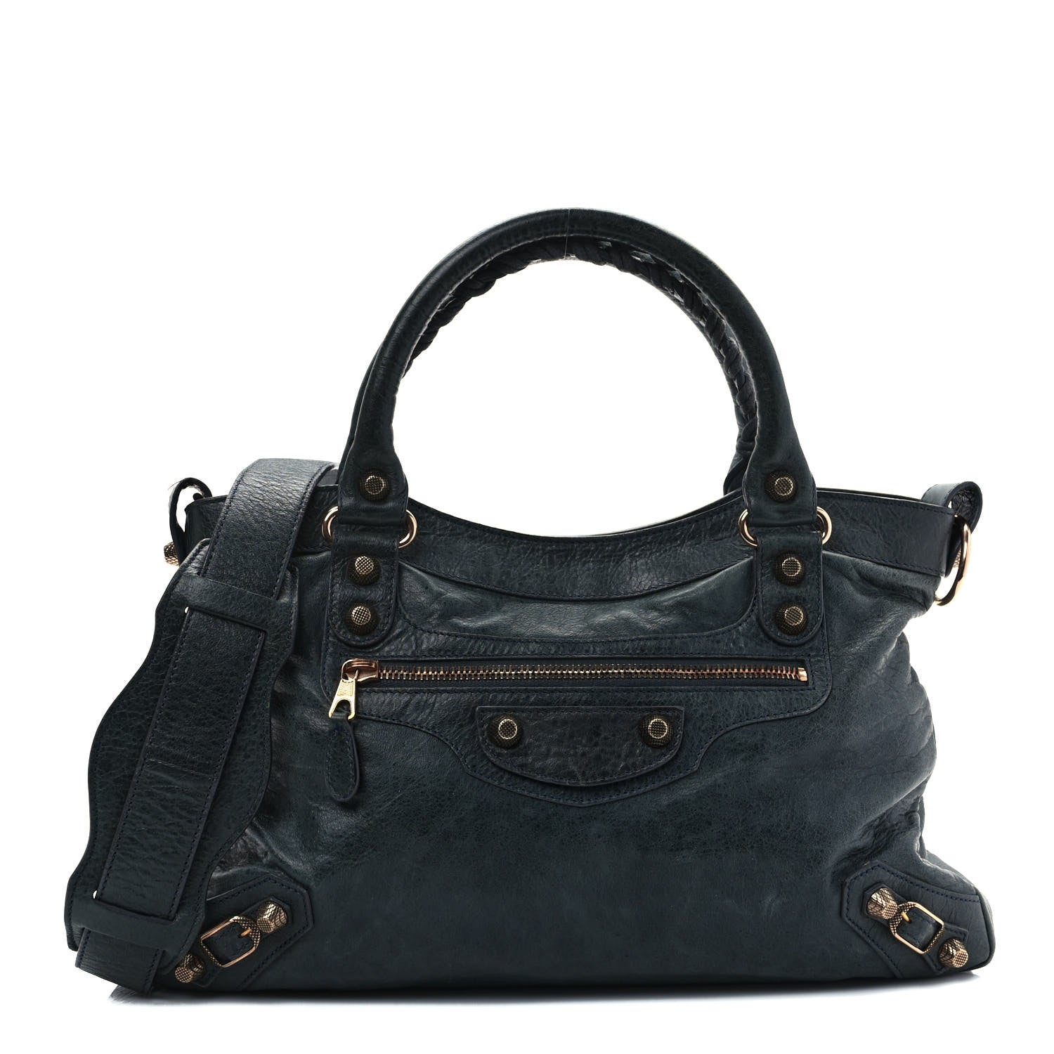 Balenciaga Agneau Giant 12 Gold Hardware Town Dark Night 1 of 12