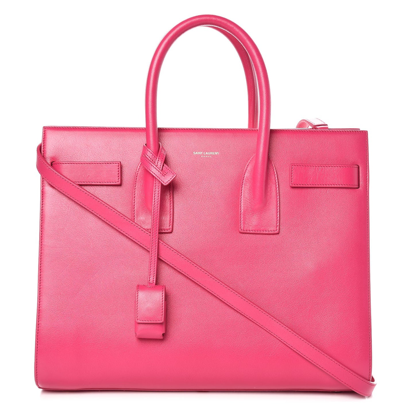Calfskin Small Sac De Jour Lipstick Fuchsia
