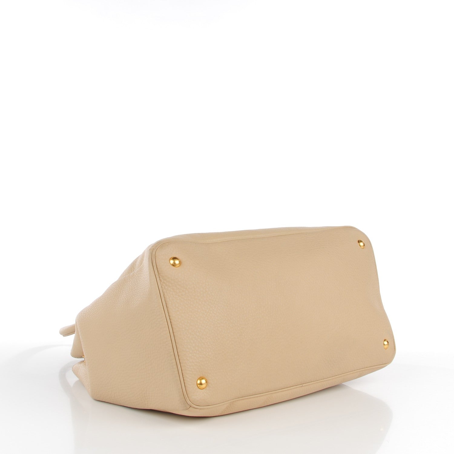 Prada Vitello Daino Tote Sabbia 4 of 8