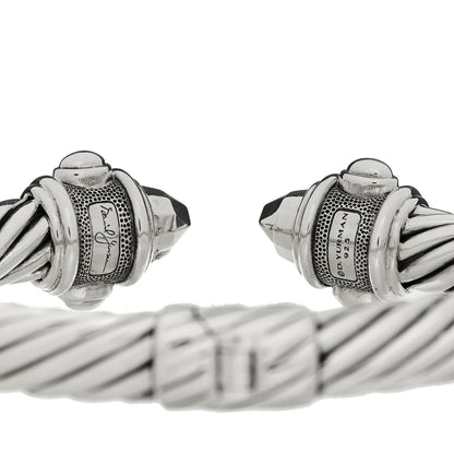 David Yurman Sterling Silver 9mm Renaissance Cable Bracelet 3 of 4