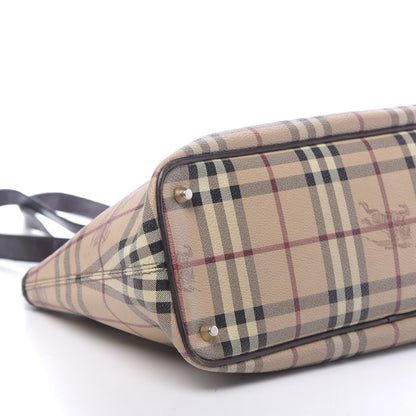 Burberry Haymarket Check Medium Regent Tote Chocolate 14 of 15