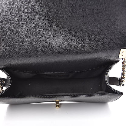 Chanel Caviar Quilted Medium Boy Flap Black 5 of 11