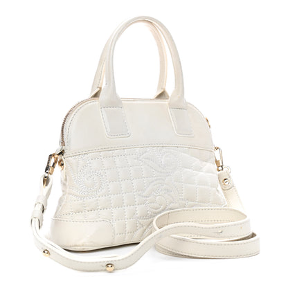 Versace Barocco Quilted Nappa Altea Vanitas Lady Athena White 2 of 13