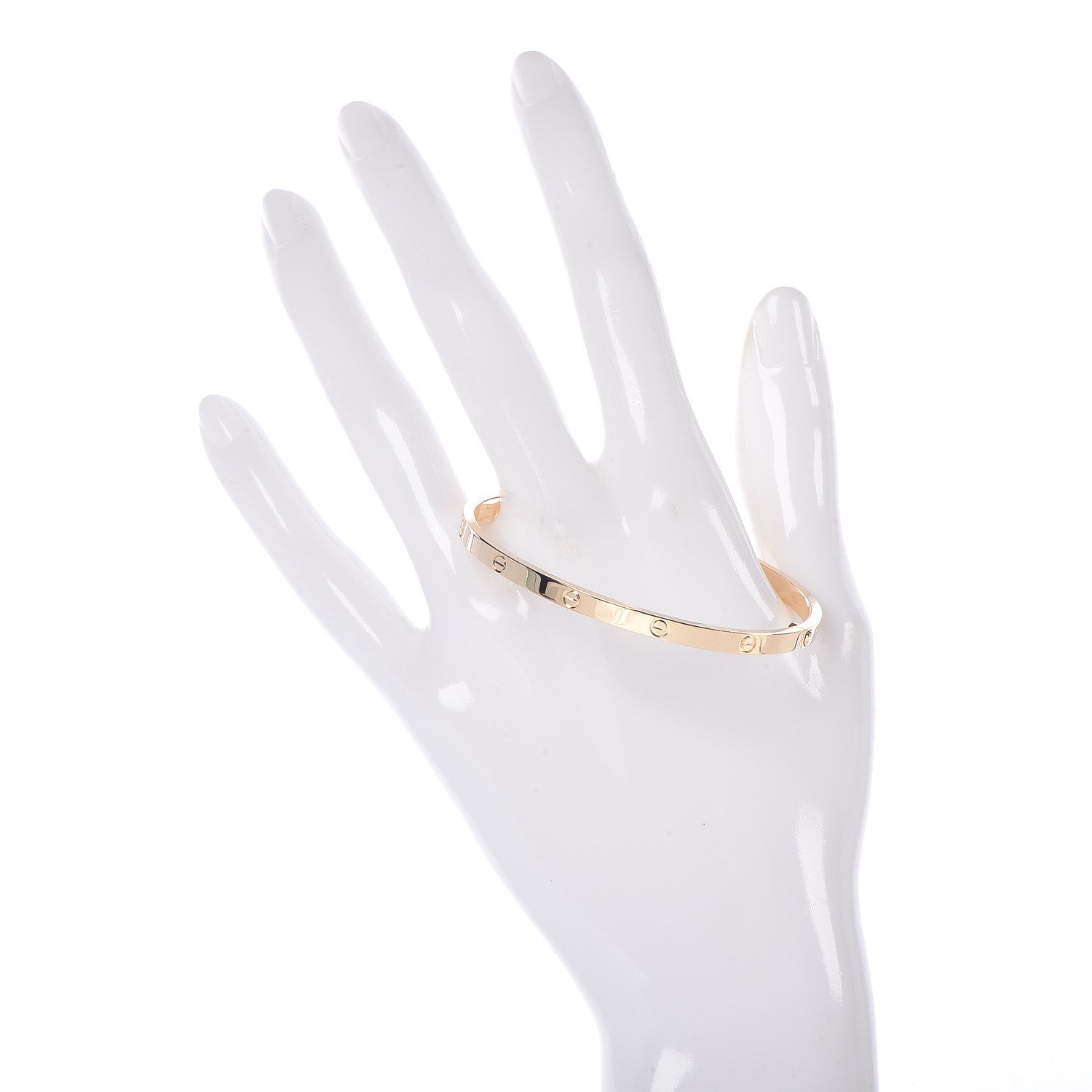 Cartier 18K Yellow Gold Small LOVE Bracelet 17 2 of 6