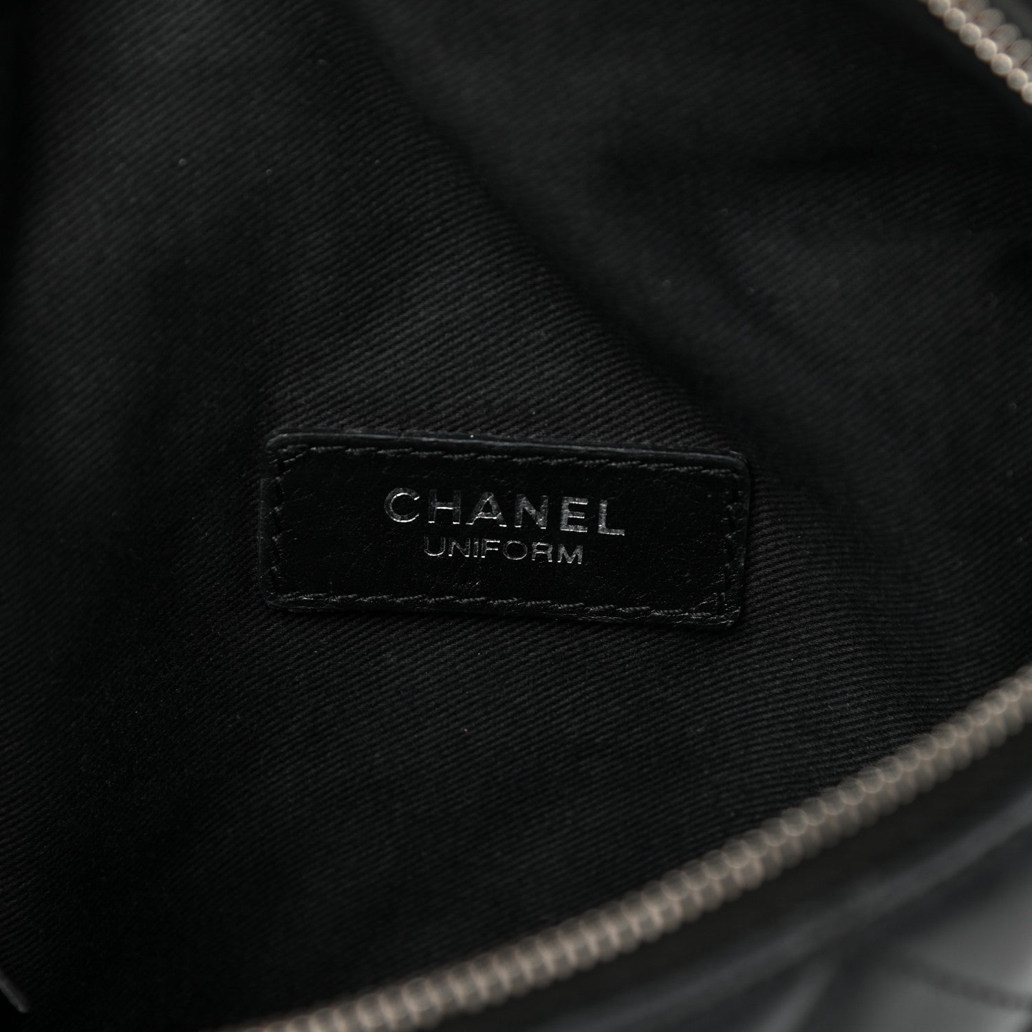 Chanel Lambskin Quilted Waist Belt Bag Black 6 of 16