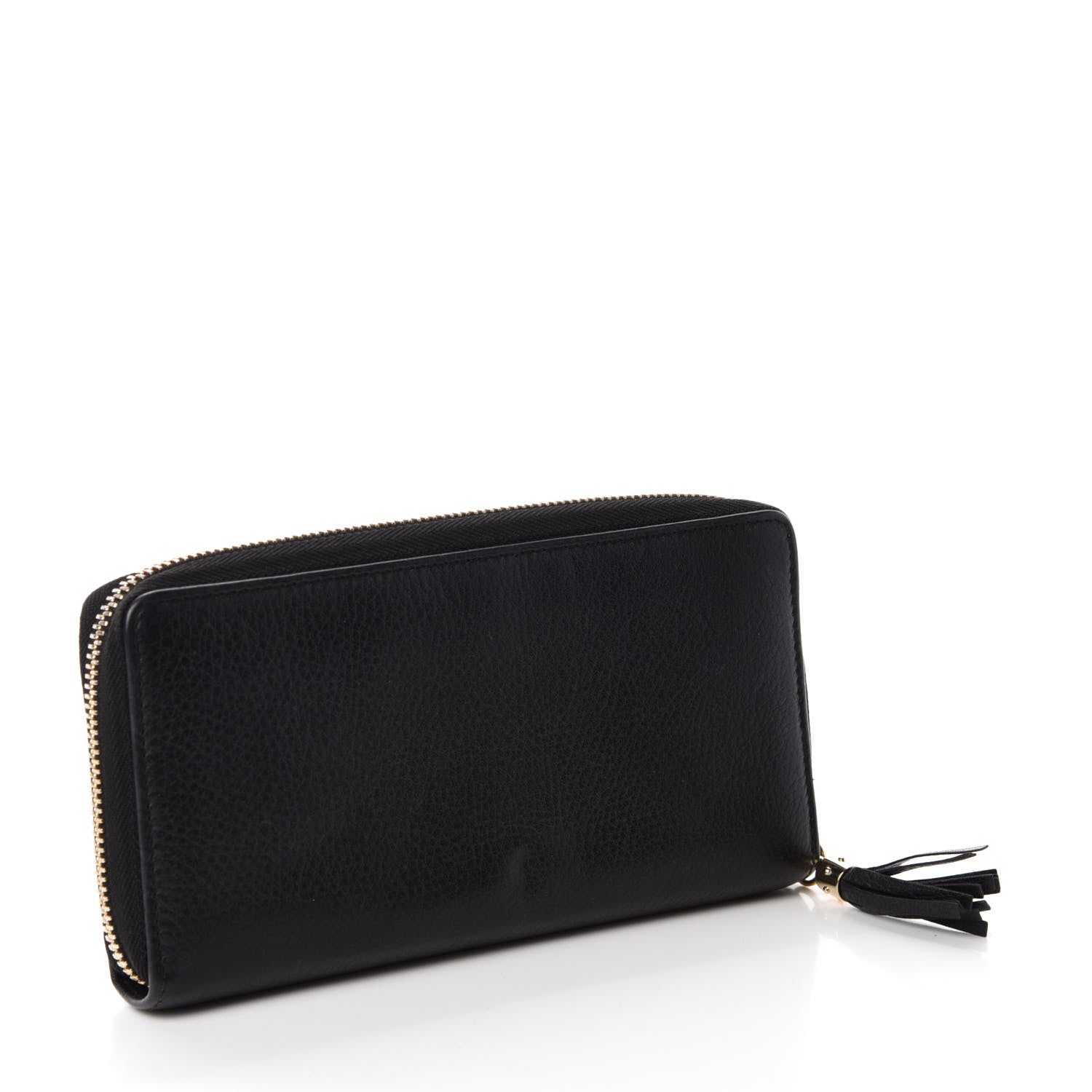 Gucci Calfskin Soho Zip Around Wallet Black 3 of 7