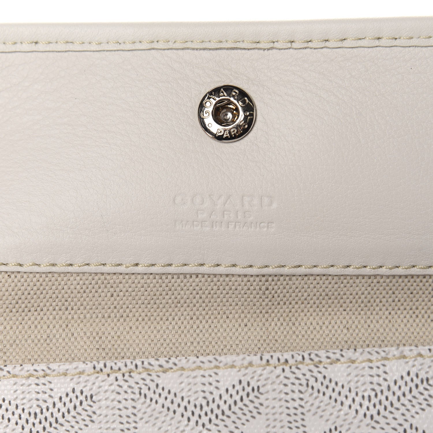 Goyard Goyardine Saint Louis GM White 9 of 11