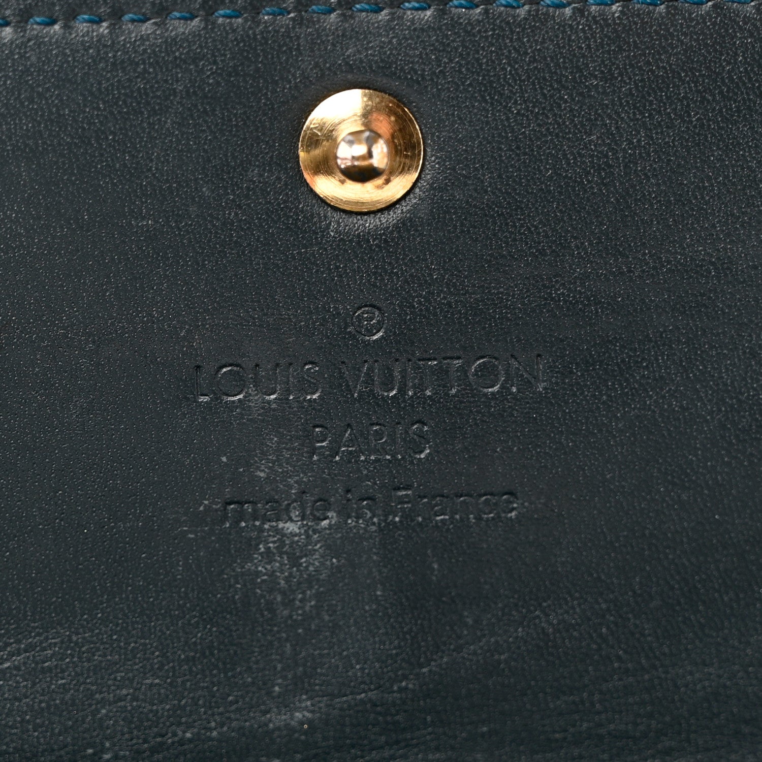 Louis Vuitton Vernis Sarah Wallet Blue Nuit 6 of 10