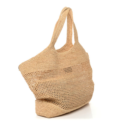 Saint Laurent Raffia Icare Shopping Tote Natural 4 of 12