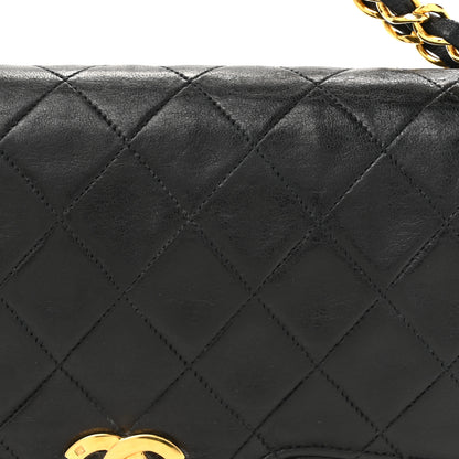 Chanel Lambskin Quilted Medium Double Flap Black 9 of 18