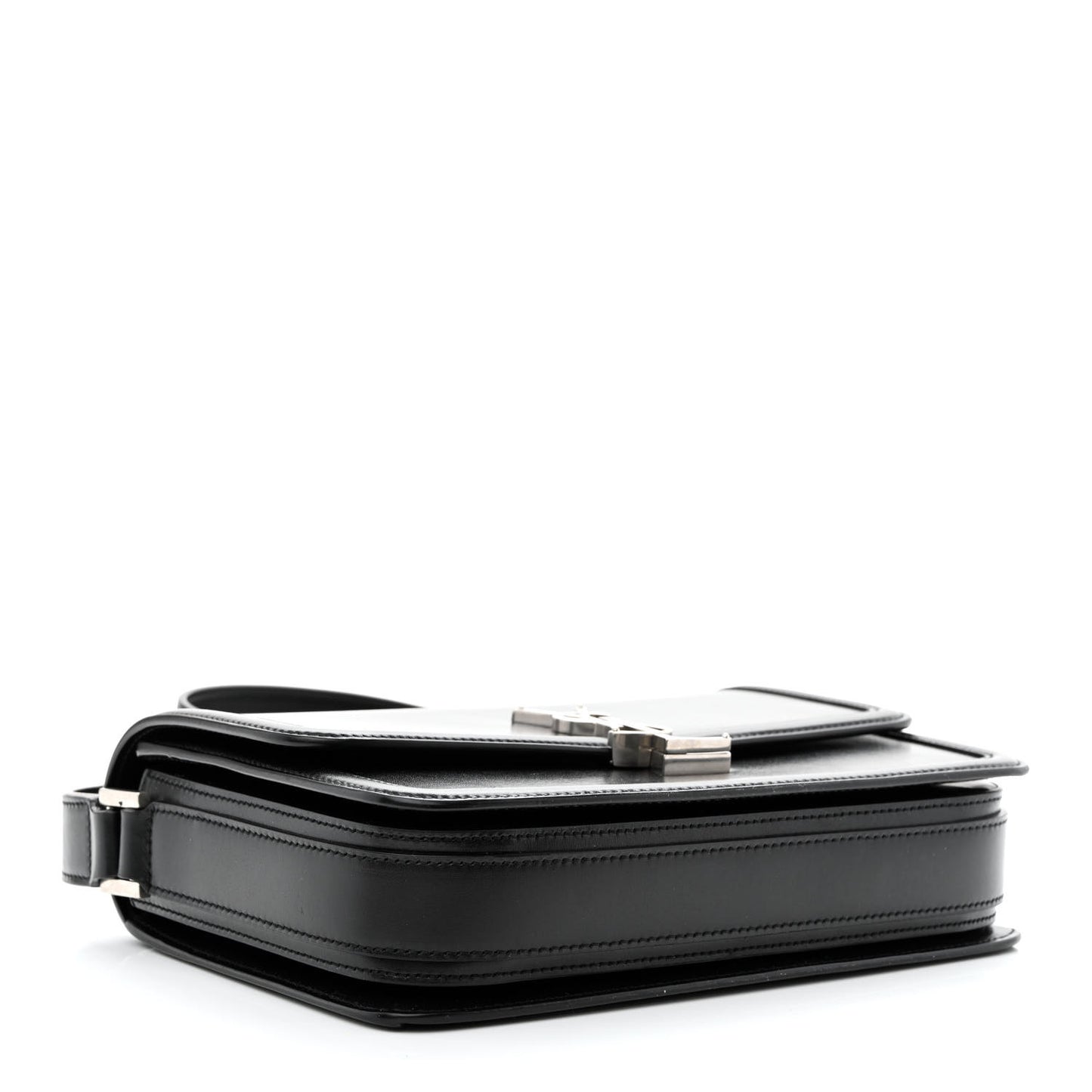 Box Calfskin Monogram Medium Solferino Satchel Black