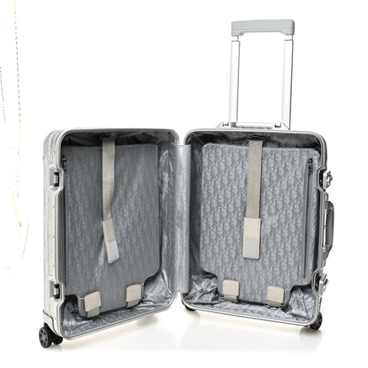 Christian Dior X RIMOWA Aluminum Gradient Cabin Luggage Silver 4 of 9