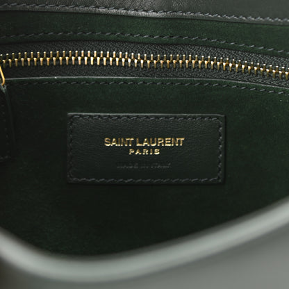 Saint Laurent Smooth Calfskin Le 5 A 7 Hobo Vert Fonce 6 of 10