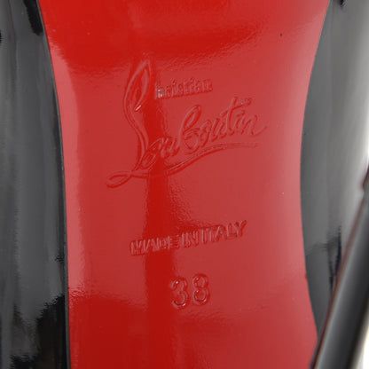 Christian Louboutin Patent So Kate 120 Pumps 38 Black 6 of 8