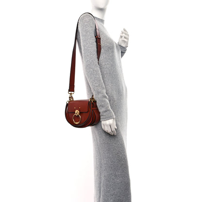 Chloe Calfskin Small Tess Bag Sepia Brown 2 of 8