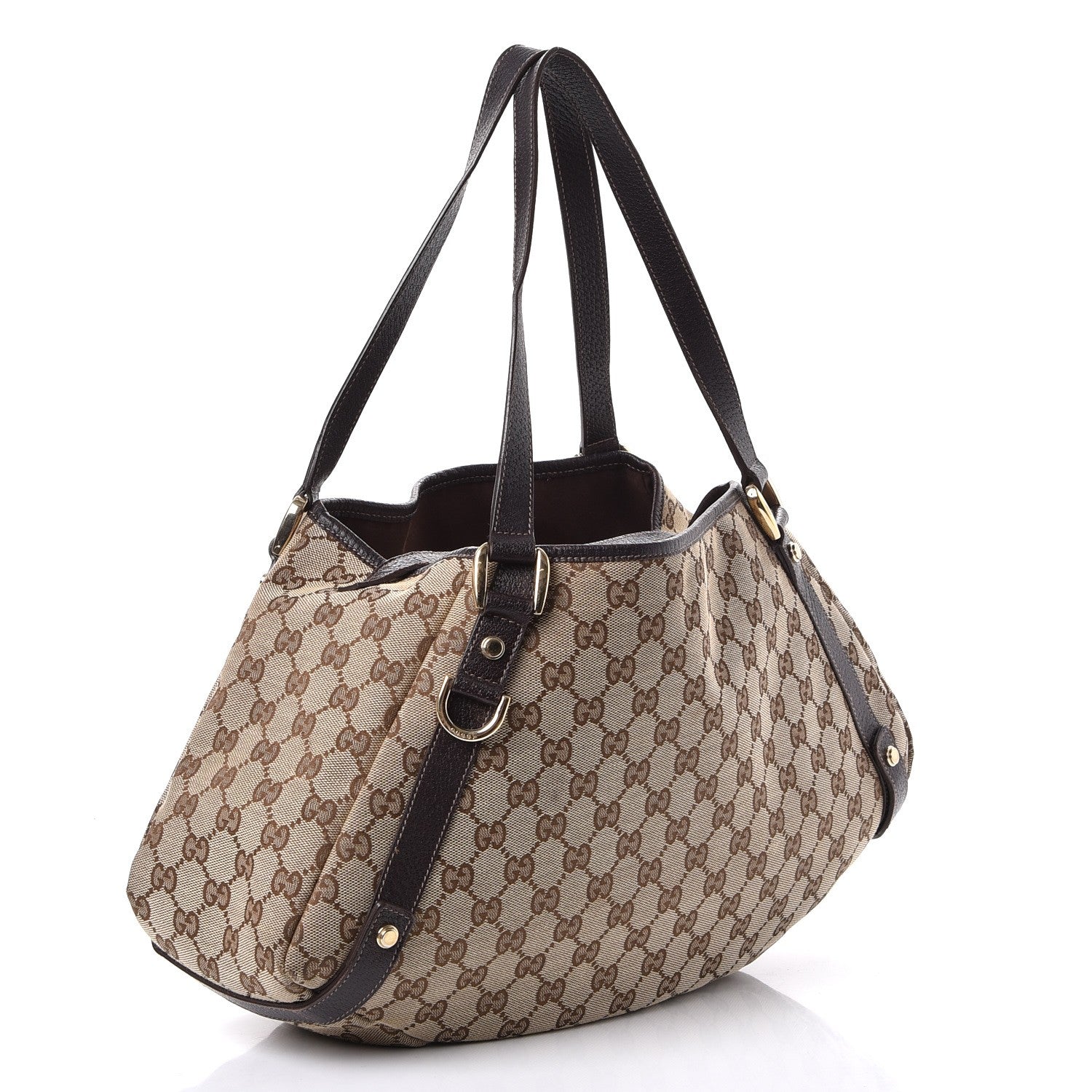 Gucci Monogram Medium Abbey Shoulder Bag Dark Brown 3 of 7