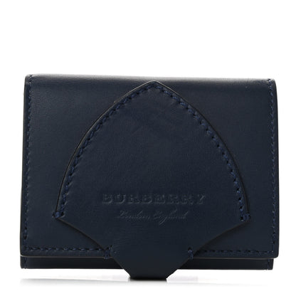 Burberry Calfskin Harlow Bifold Wallet Indigo 1 of 7