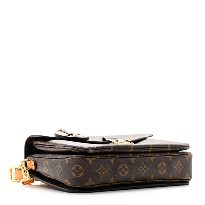 Louis Vuitton Monogram Braided Pochette Metis Coquelicot 4 of 12