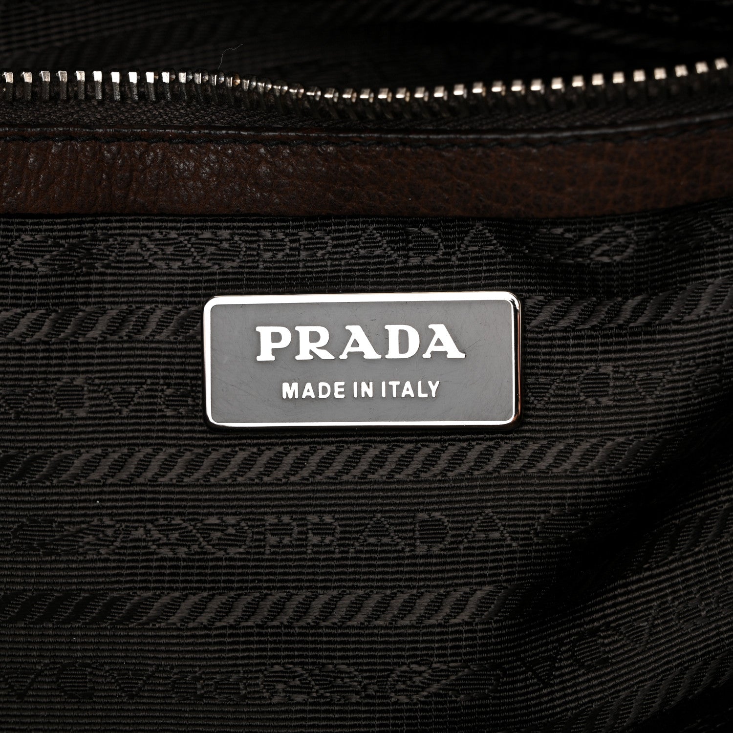 Prada Cervo Antik Easy Foldover Pushlock Satchel Bruciato 6 of 10