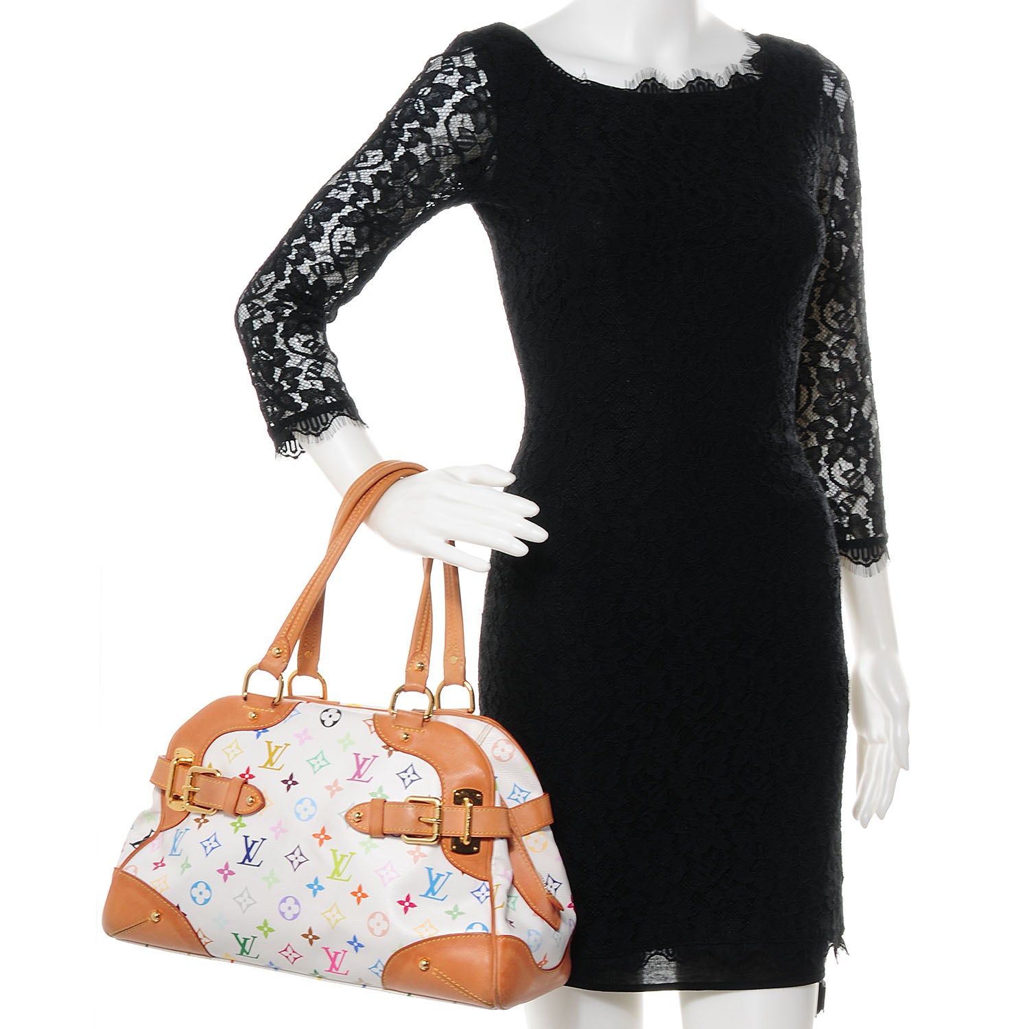 Louis Vuitton Monogram Multicolor Claudia White 2 of 10