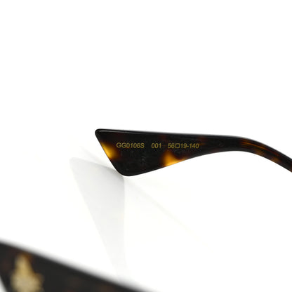 Gucci Acetate Oversize Square Frame GG0106S Sunglasses Black 6 of 7