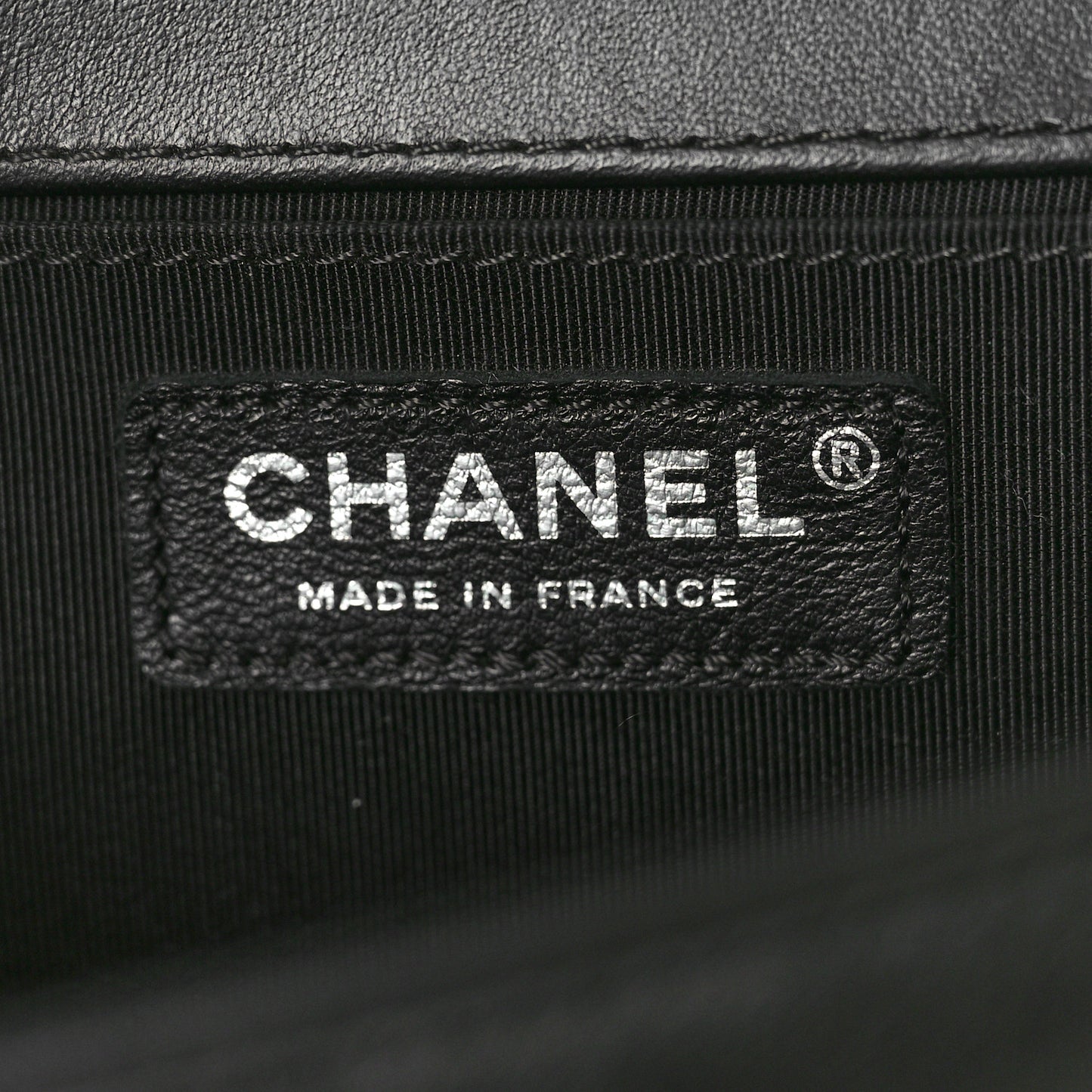 Lambskin Pleated Medium Boy Flap Black