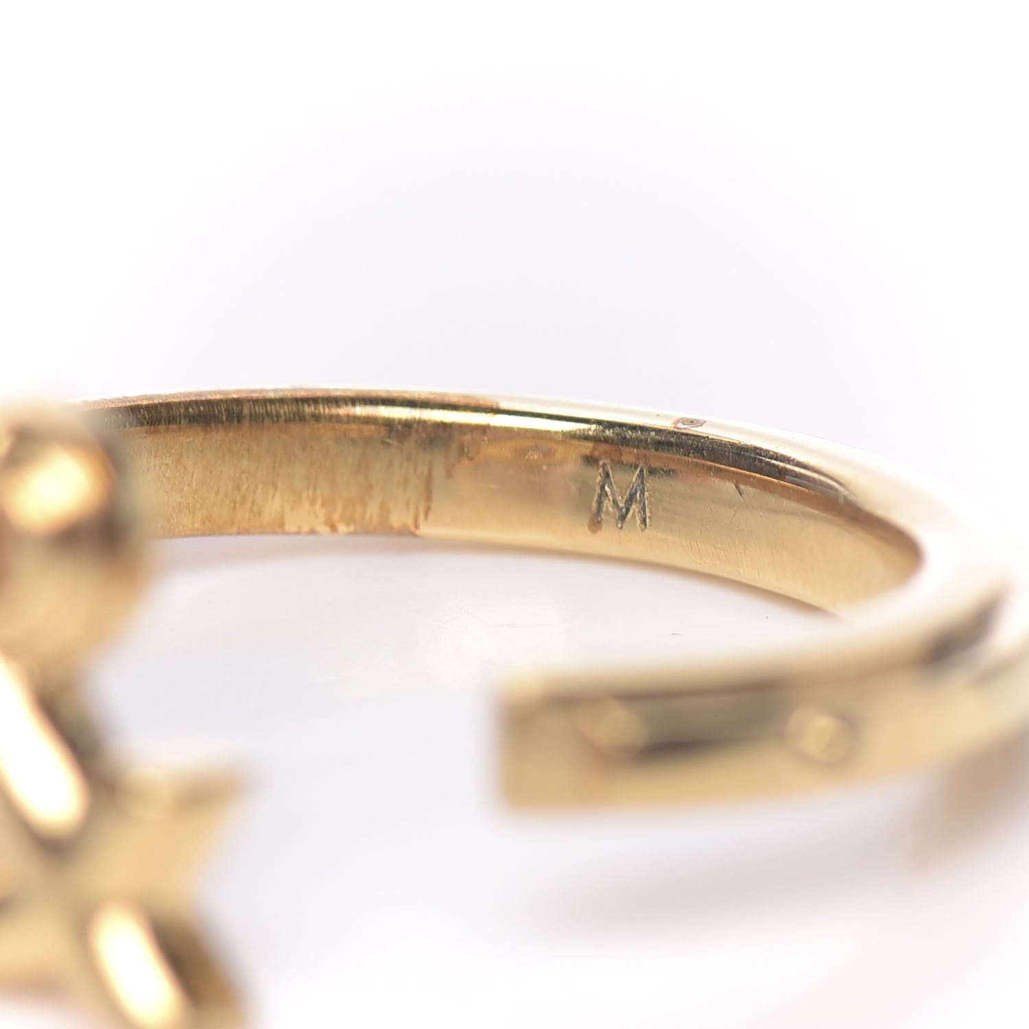 Louis Vuitton LV And Me Ampersand Ring M Gold 6 of 8