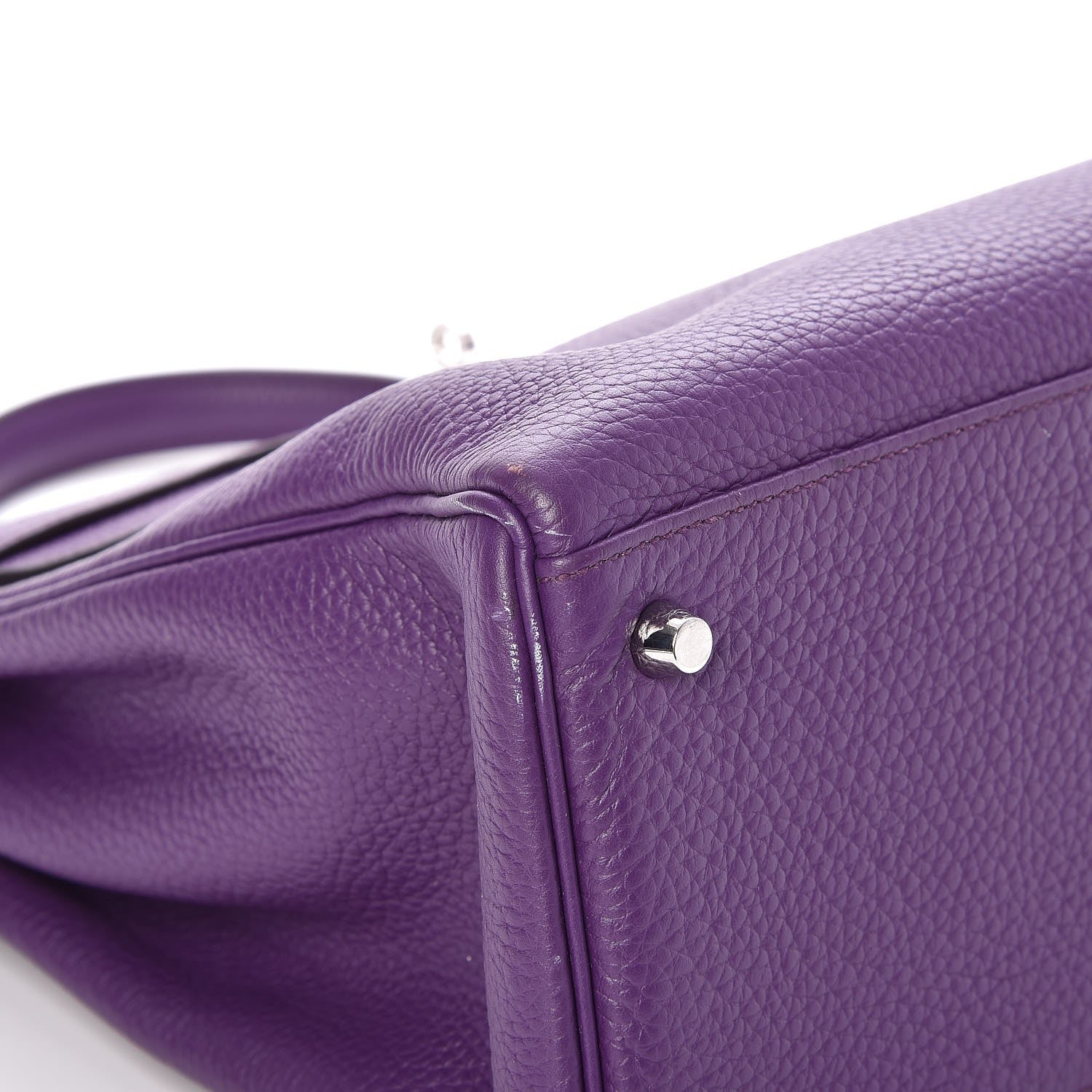 Hermes Taurillon Clemence Kelly Retourne 35 Ultraviolet 31 of 34