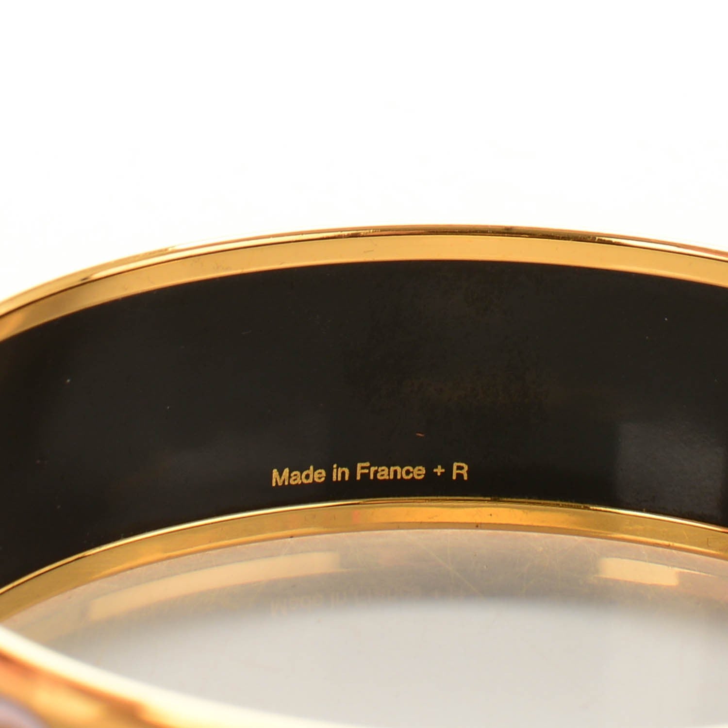 Hermes Enamel Printed Wide Concours D'Etriers Bracelet 4 of 5