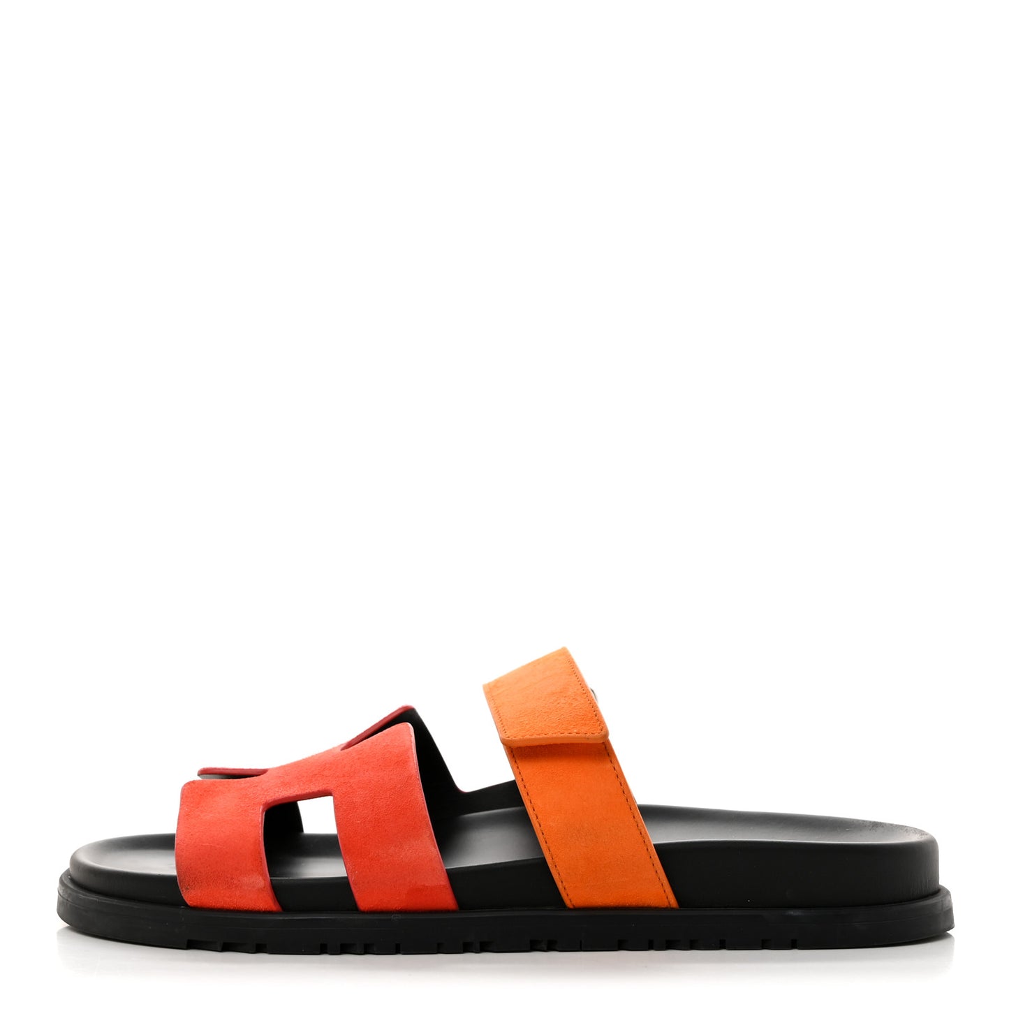 Suede Goatskin Womens Chypre Sandals 41 Rouge Ecarlate Sunset