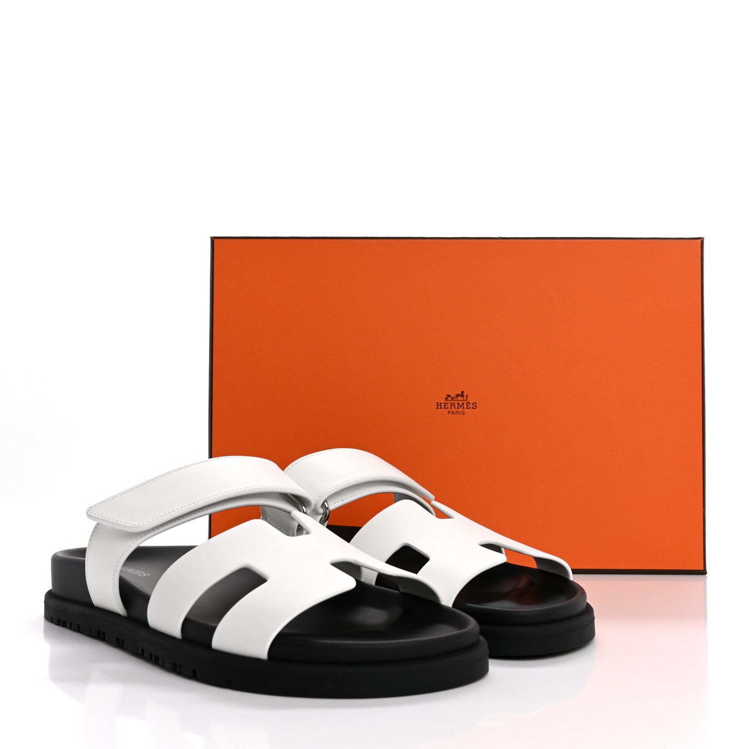 Chanel Calfskin Womens Chypre Sandals 37 White 10 of 10
