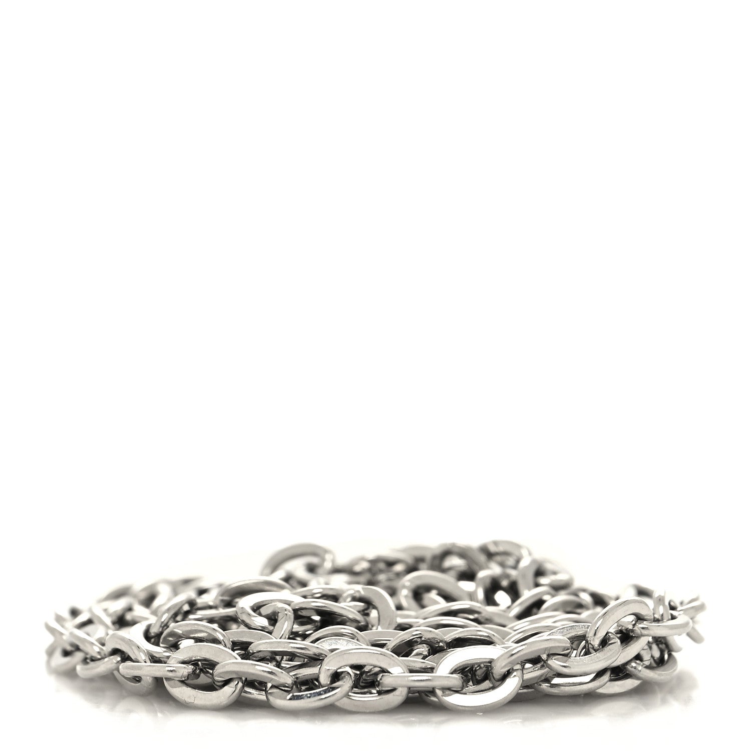 Louis Vuitton Felicie Chain Long Shoulder Strap Silver 2 of 3