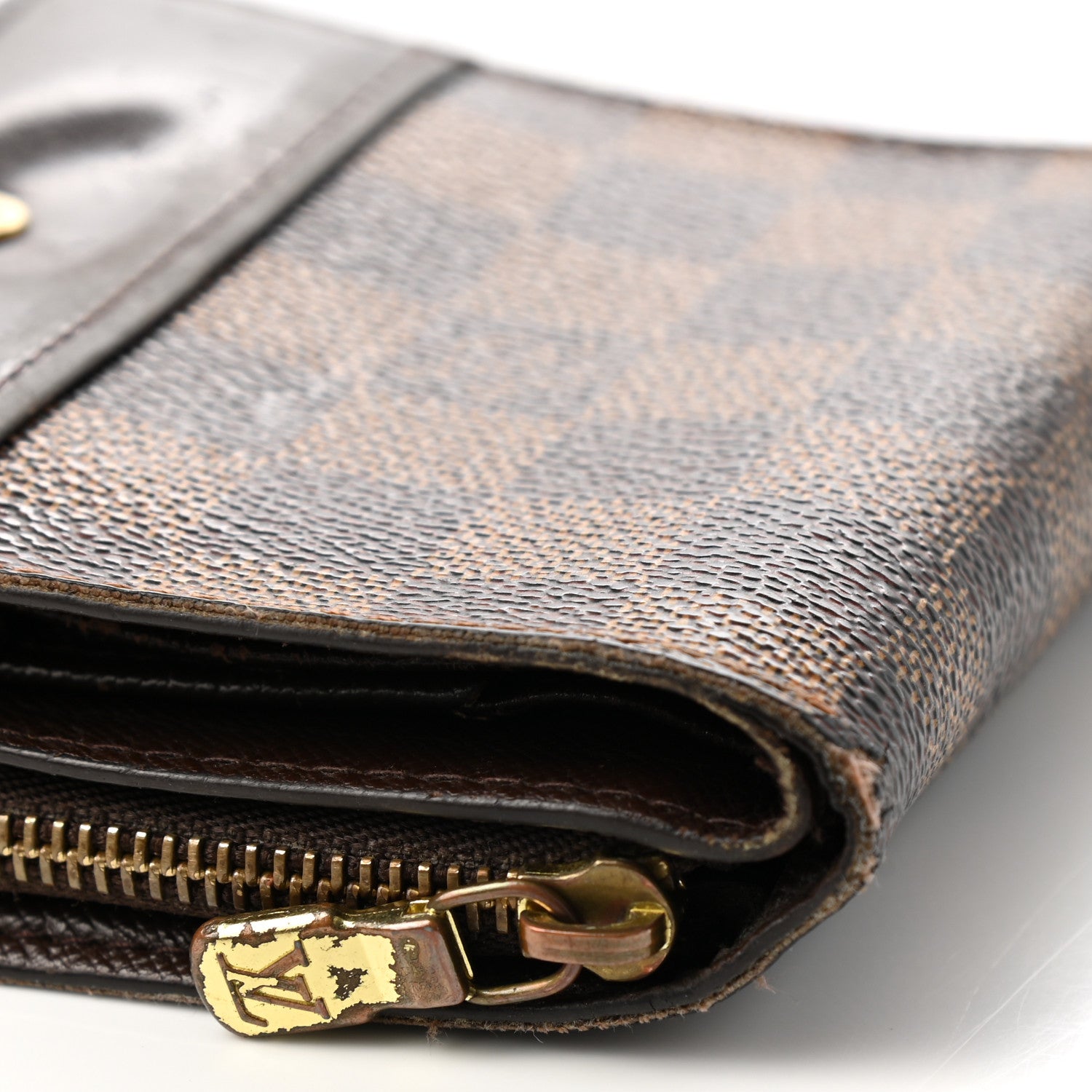 Louis Vuitton Damier Ebene Zippe Zipped Compact Wallet 12 of 14