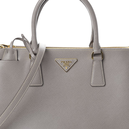 Prada Saffiano Medium Galleria Double Zip Tote Argilla 8 of 8