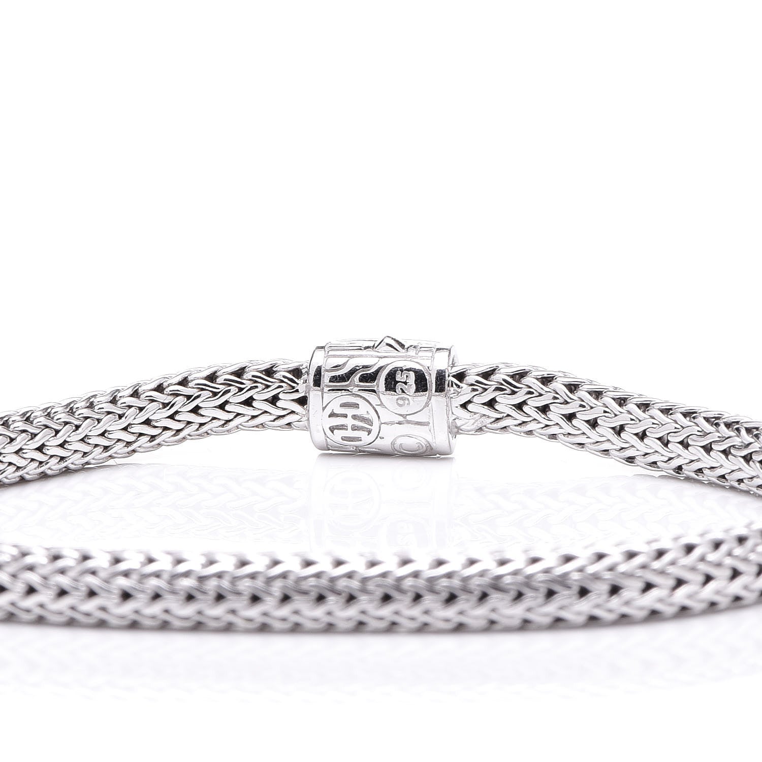 John Hardy Sterling Silver Black Sapphire 5mm Classic Chain Bracelet 4 of 5