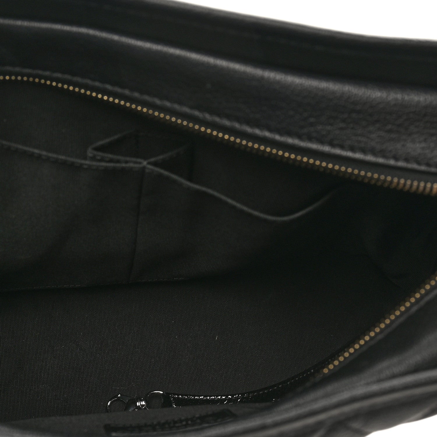 Chanel Patent Goatskin Quilted Medium Gabrielle Hobo Black 5 of 10