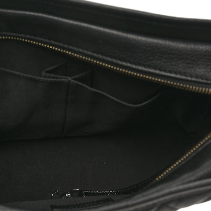 Chanel Patent Goatskin Quilted Medium Gabrielle Hobo Black 5 of 10