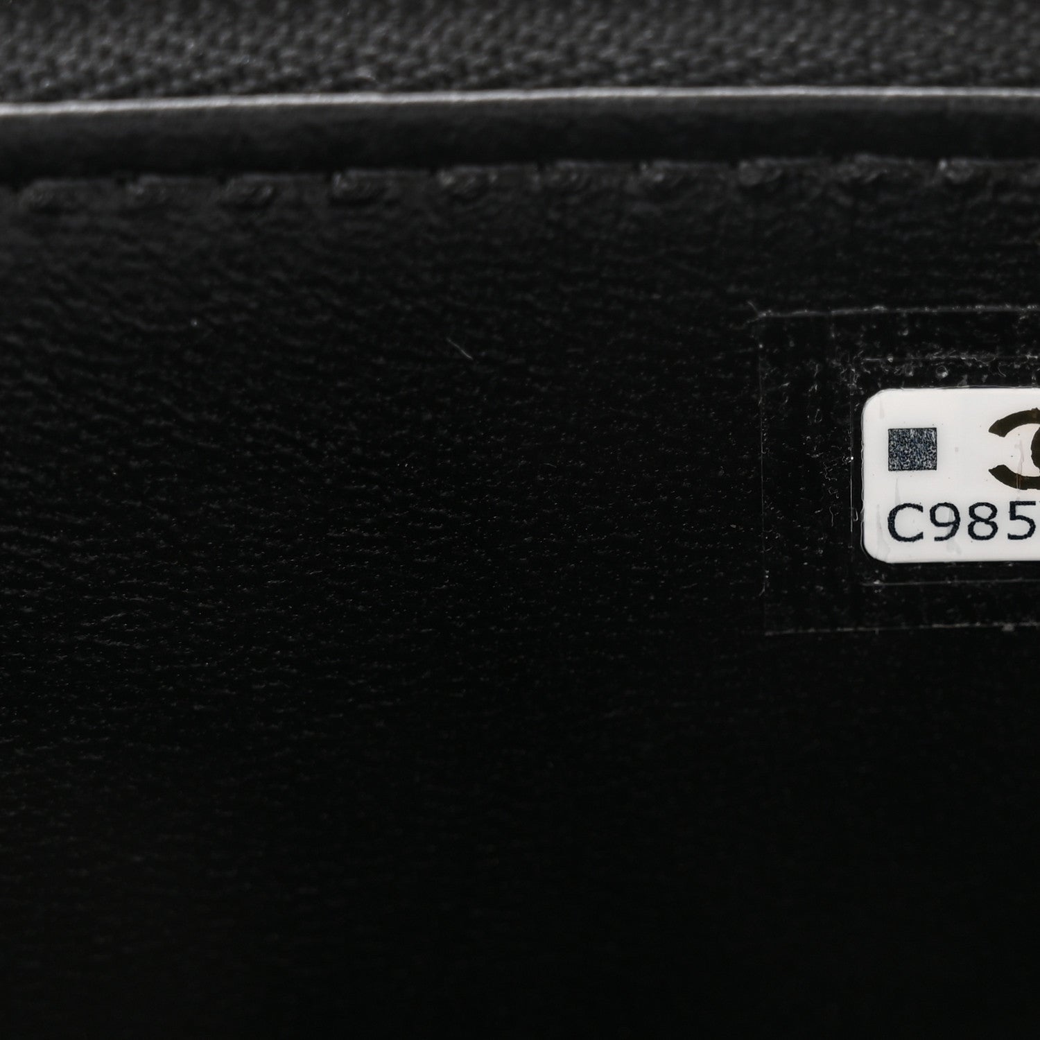 Chanel Lambskin Enamel Quilted Small Coco Hearts Vanity Case With Chain Black 6 of 10