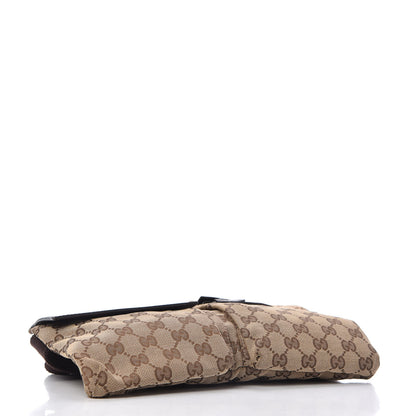 Gucci GG Monogram Double Pocket Belt Bag Dark Brown 4 of 11