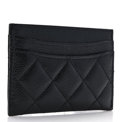 Chanel Caviar Quilted Card Holder Black 3 of 8