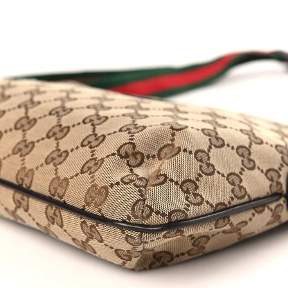 Gucci Monogram Web Small Flat Messenger Crossbody Dark Brown 9 of 9