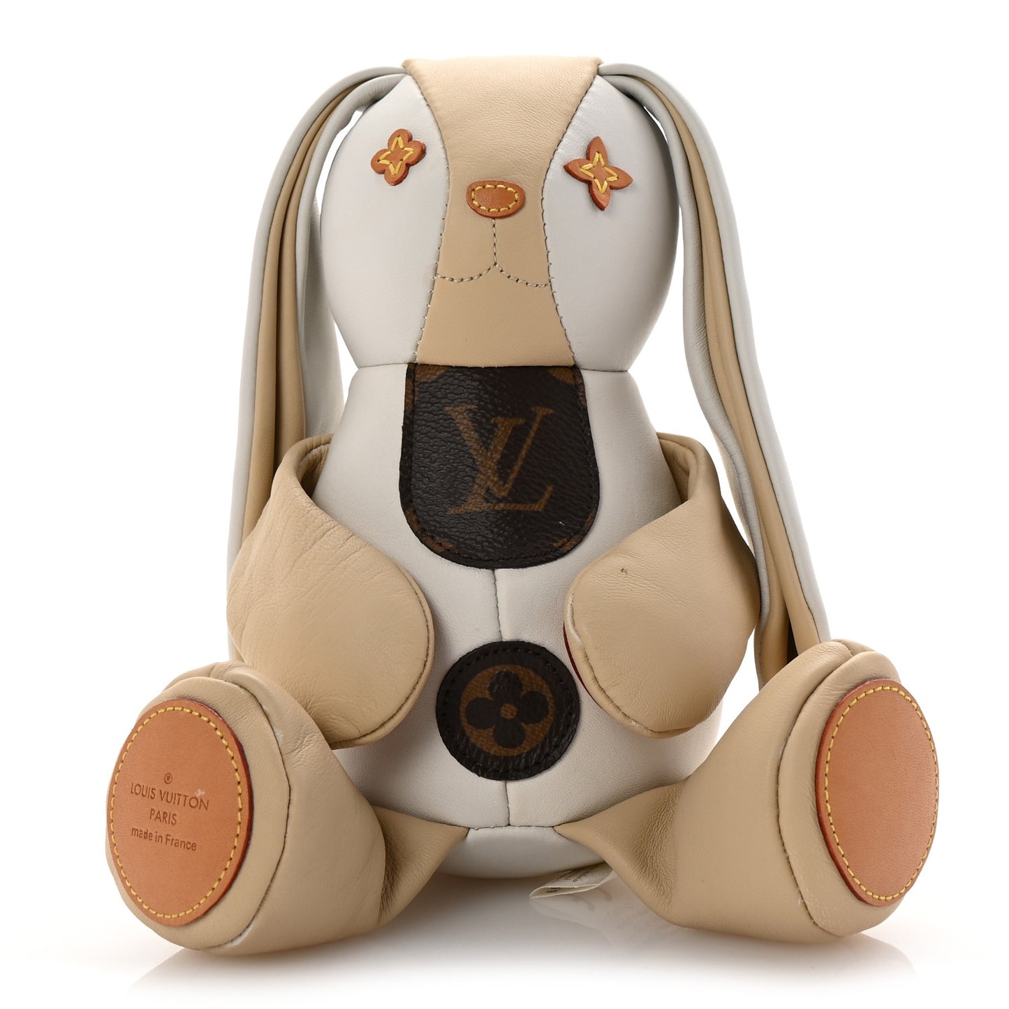 Calfskin Monogram Doudou Lewis Rabbit Beige